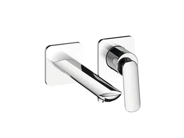 FOIL CRIFL257 - 2 hole wall-mounted single handle washbasin mixer by CRISTINA Rubinetterie - view 2